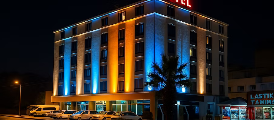 Metros Hotel bina görünümü